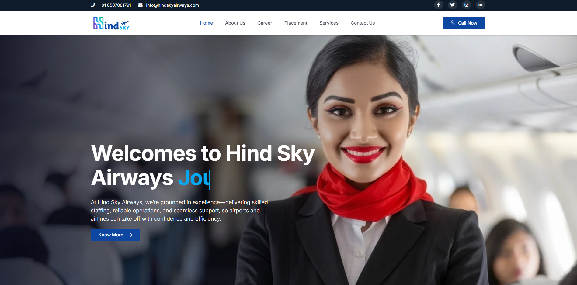 Hind Sky Airways – Aviation Training & Career Platform